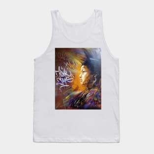 brick lane graffiti golden child Tank Top